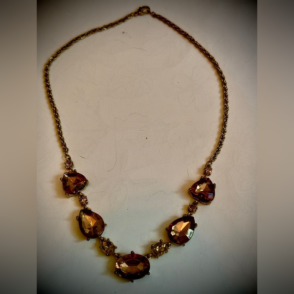 Chocolate diamond necklace
